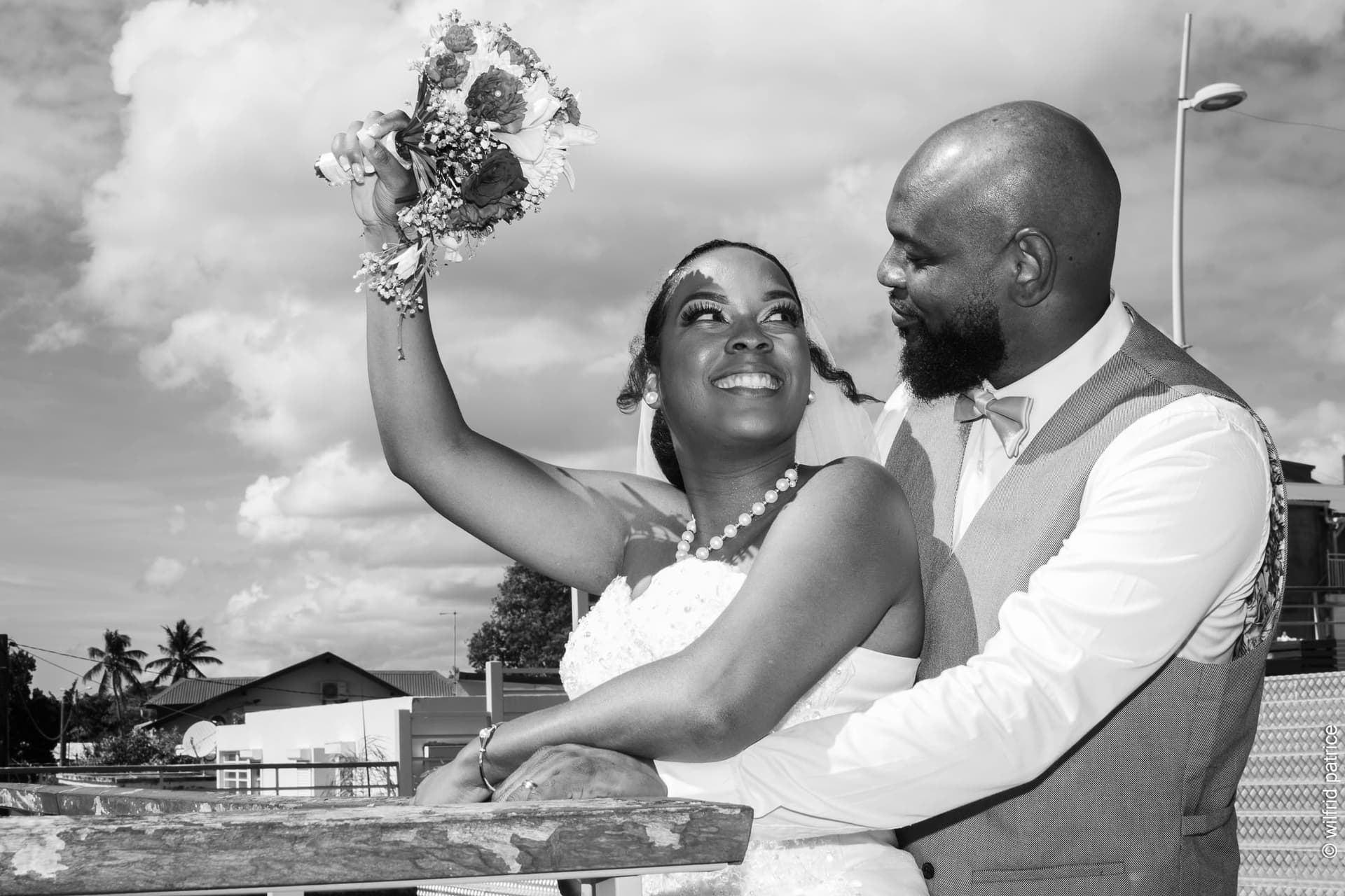 Gina et Lionel réunis après leur cérémonie