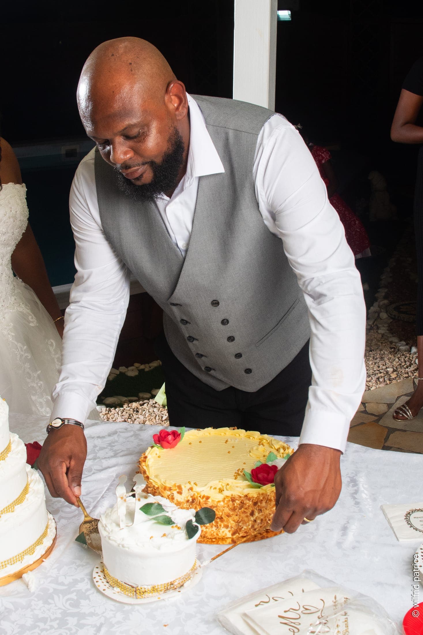 La célébration de Gina et Lionel